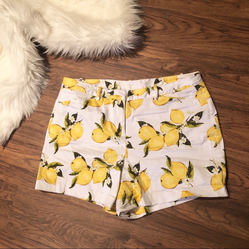 Lane Bryant Lemon Design Shorts